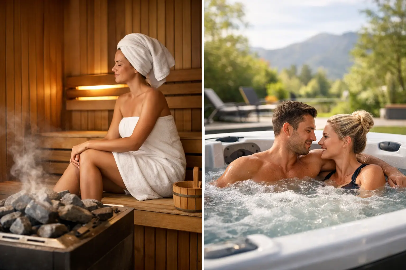Sauna alebo vírivka? Čo je pre vás lepšie